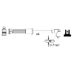 Komplet kablova za paljenje BOSCH 0 986 357 253 IC-A69D48