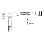 Komplet kablova za paljenje BOSCH 0 986 357 262 IC-AB71EA