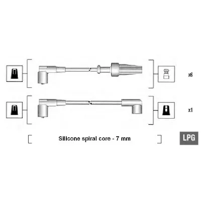 Komplet kablova za paljenje MAGNETI MARELLI 941085210571 IC-AAAF85