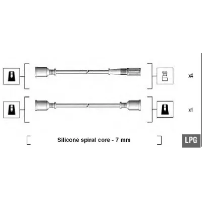 Komplet kablova za paljenje MAGNETI MARELLI 941095560596 IC-AAAF9C