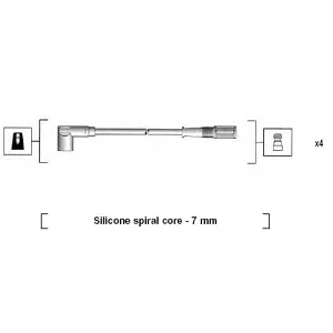 Komplet kablova za paljenje MAGNETI MARELLI 941095720610 IC-AAAEFC