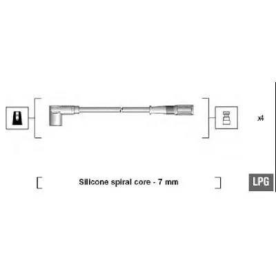 Komplet kablova za paljenje MAGNETI MARELLI 941095780616 IC-AAAF07