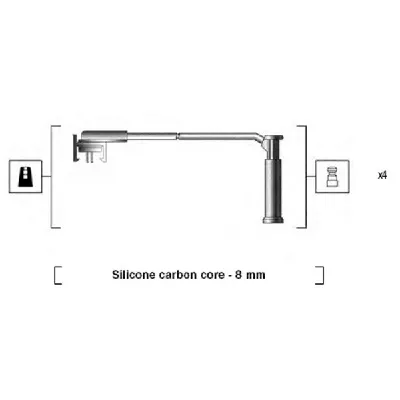 Komplet kablova za paljenje MAGNETI MARELLI 941185270781 IC-AAB5B3