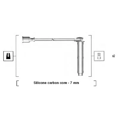 Komplet kablova za paljenje MAGNETI MARELLI 941255180828 IC-AAABDC