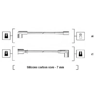 Komplet kablova za paljenje MAGNETI MARELLI 941275020838 IC-AAAC04