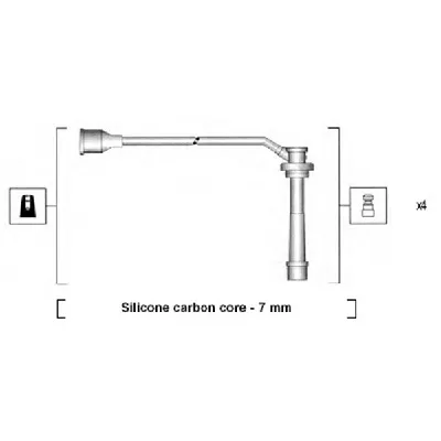 Komplet kablova za paljenje MAGNETI MARELLI 941285100846 IC-AAAC08