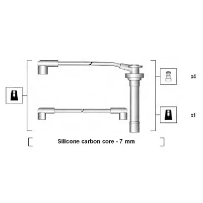 Komplet kablova za paljenje MAGNETI MARELLI 941295040853 IC-AAABE4