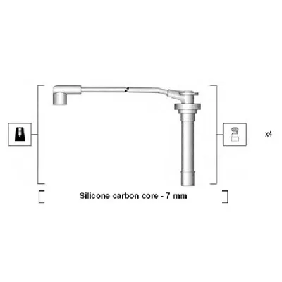 Komplet kablova za paljenje MAGNETI MARELLI 941295130859 IC-AAABD6