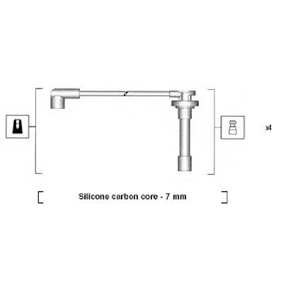 Komplet kablova za paljenje MAGNETI MARELLI 941315010888 IC-AAAC1B
