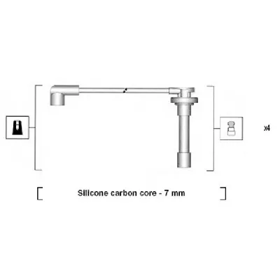 Komplet kablova za paljenje MAGNETI MARELLI 941315020889 IC-AAAC20