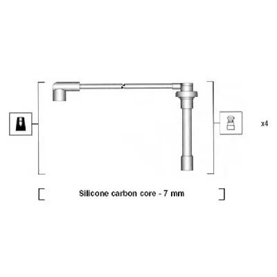 Komplet kablova za paljenje MAGNETI MARELLI 941315050892 IC-AAAC21
