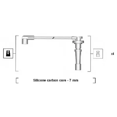 Komplet kablova za paljenje MAGNETI MARELLI 941315070894 IC-AAAC11