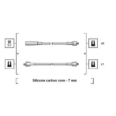 Komplet kablova za paljenje MAGNETI MARELLI 941318111031 IC-B4C5B5