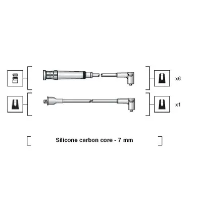 Komplet kablova za paljenje MAGNETI MARELLI 941318111044 IC-B4C5C2