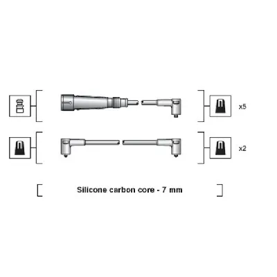 Komplet kablova za paljenje MAGNETI MARELLI 941318111047 IC-B4C5C5