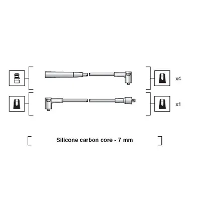 Komplet kablova za paljenje MAGNETI MARELLI 941318111071 IC-B4C5DC