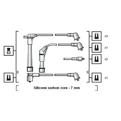 Komplet kablova za paljenje MAGNETI MARELLI 941318111091 IC-B4C5F0