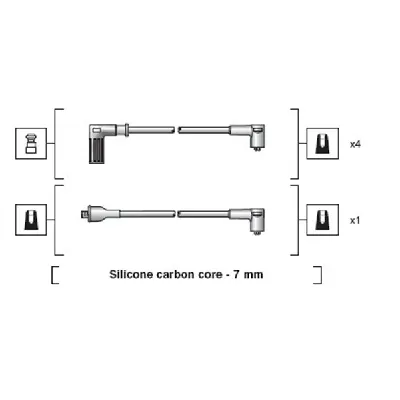 Komplet kablova za paljenje MAGNETI MARELLI 941318111113 IC-B4C606