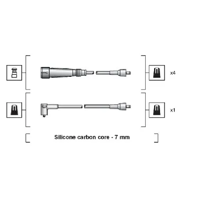 Komplet kablova za paljenje MAGNETI MARELLI 941318111129 IC-B4C616