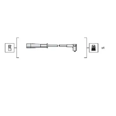 Komplet kablova za paljenje MAGNETI MARELLI 941318111130 IC-B4C617