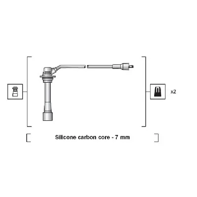 Komplet kablova za paljenje MAGNETI MARELLI 941318111135 IC-AAA0DC