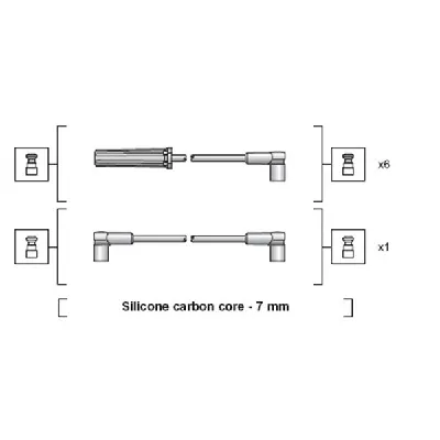 Komplet kablova za paljenje MAGNETI MARELLI 941318111136 IC-B4C61C