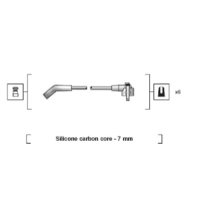 Komplet kablova za paljenje MAGNETI MARELLI 941318111137 IC-B4C61D