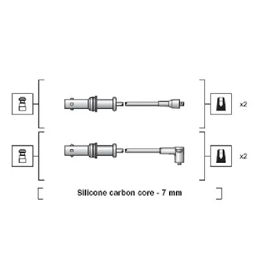 Komplet kablova za paljenje MAGNETI MARELLI 941318111152 IC-B4C62C