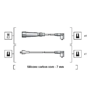 Komplet kablova za paljenje MAGNETI MARELLI 941318111155 IC-B4C62F