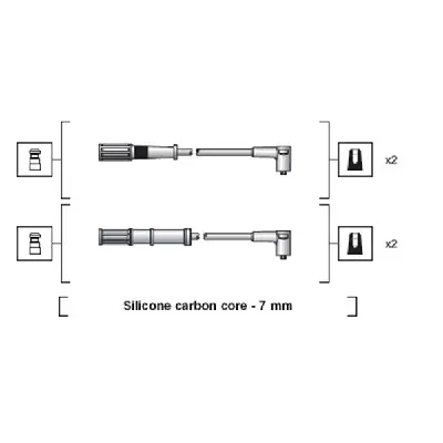 Komplet kablova za paljenje MAGNETI MARELLI 941318111161 IC-B4C635