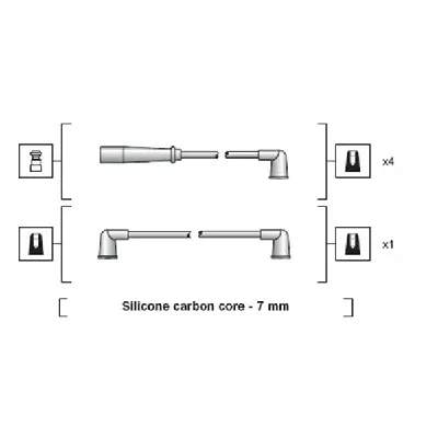 Komplet kablova za paljenje MAGNETI MARELLI 941318111184 IC-B4C64D