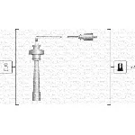 Komplet kablova za paljenje MAGNETI MARELLI 941318111192 IC-B4C655