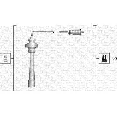 Komplet kablova za paljenje MAGNETI MARELLI 941318111192 IC-B4C655