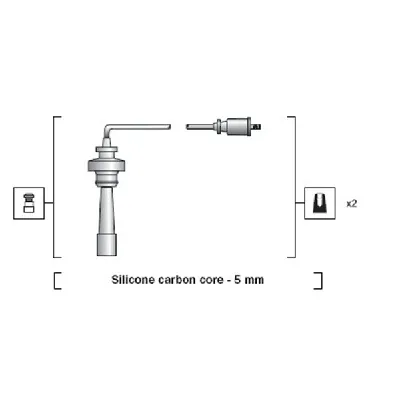 Komplet kablova za paljenje MAGNETI MARELLI 941318111192 IC-B4C655