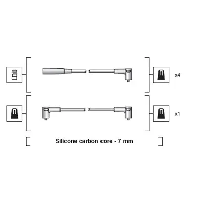 Komplet kablova za paljenje MAGNETI MARELLI 941318111198 IC-B4C65B