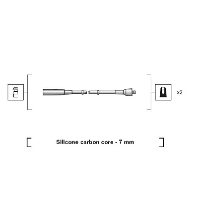 Komplet kablova za paljenje MAGNETI MARELLI 941318111205 IC-B4C662