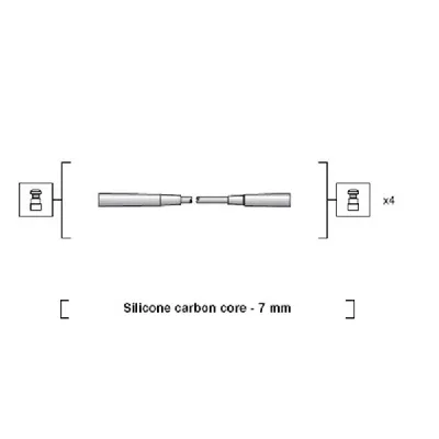 Komplet kablova za paljenje MAGNETI MARELLI 941318111216 IC-B4C66D