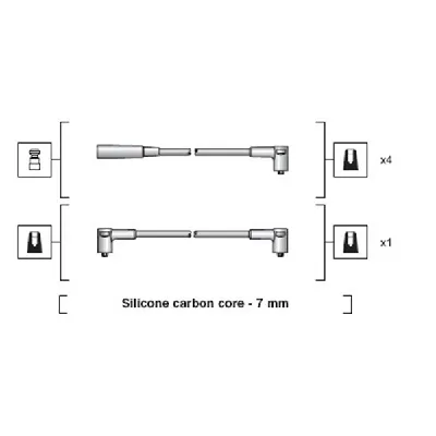 Komplet kablova za paljenje MAGNETI MARELLI 941318111233 IC-AAA0D8