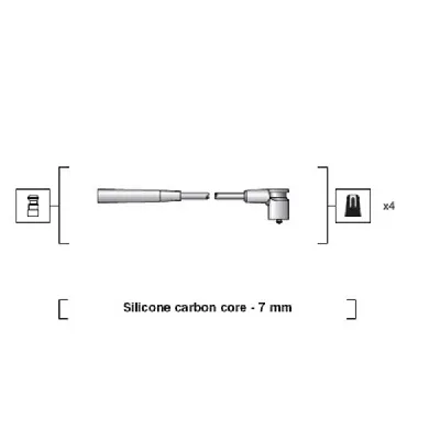 Komplet kablova za paljenje MAGNETI MARELLI 941318111235 IC-AAA0D7
