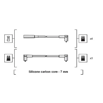 Komplet kablova za paljenje MAGNETI MARELLI 941318111261 IC-B4C687