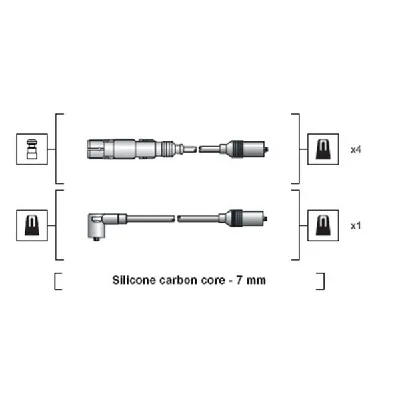 Komplet kablova za paljenje MAGNETI MARELLI 941318111270 IC-B4C690