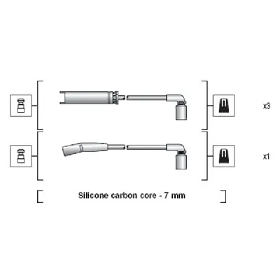 Komplet kablova za paljenje MAGNETI MARELLI 941318111273 IC-AAA0A2