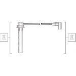 Komplet kablova za paljenje MAGNETI MARELLI 941318111276 IC-C0E9E7