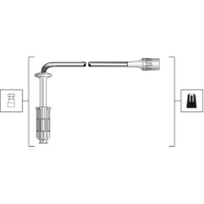 Komplet kablova za paljenje MAGNETI MARELLI 941318111284 IC-C44D0D