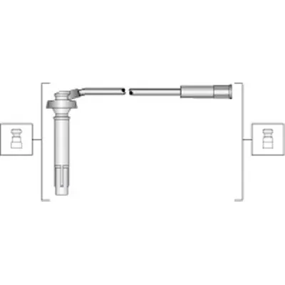 Komplet kablova za paljenje MAGNETI MARELLI 941318111309 IC-C71364
