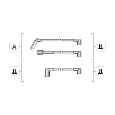 Komplet kablova za paljenje MAGNETI MARELLI 941319170001 IC-C04C0F