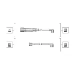 Komplet kablova za paljenje MAGNETI MARELLI 941319170003 IC-C0D168