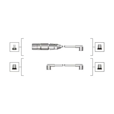 Komplet kablova za paljenje MAGNETI MARELLI 941319170071 IC-C0D31C