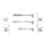 Komplet kablova za paljenje MAGNETI MARELLI 941319170072 IC-C0D1DF