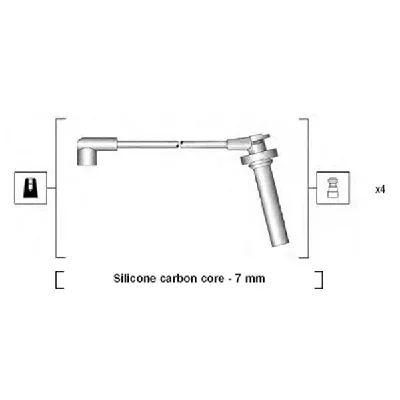 Komplet kablova za paljenje MAGNETI MARELLI 941325070900 IC-AAAC16